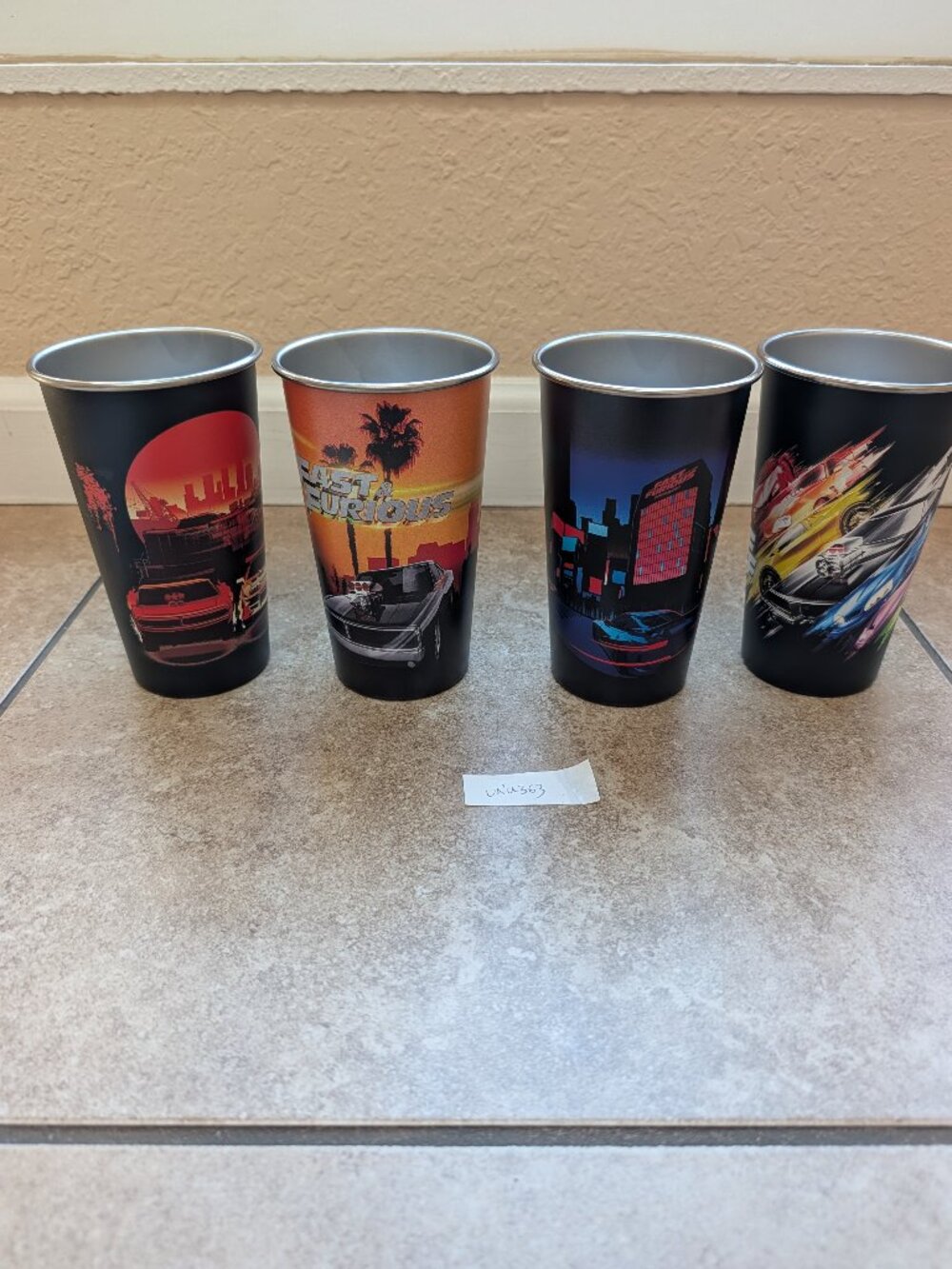 Fast & Furious 25th Anniversary Collector Cups Mobil 1 One 2026 Release Set (4)